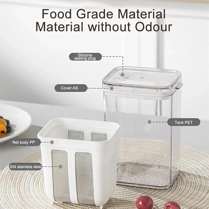 Premium Yogurt Filter with Fine Mesh Strainer